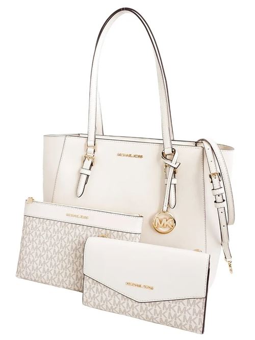 CHARLOTTE LG 3IN1TOTE MICHAEL KORS | 35R3GCFT3T/LT CREAM